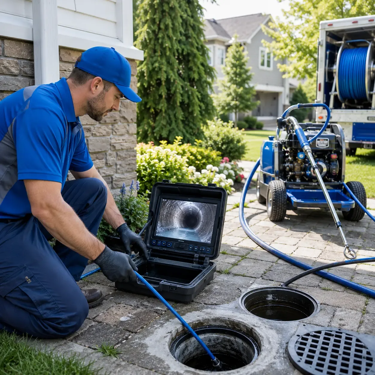 Outdoor drain cleaning professionals serving South Colton, NY
