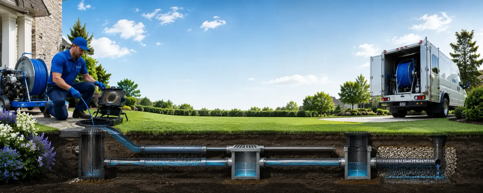 Outdoor drain cleaning information for South Colton, NY
